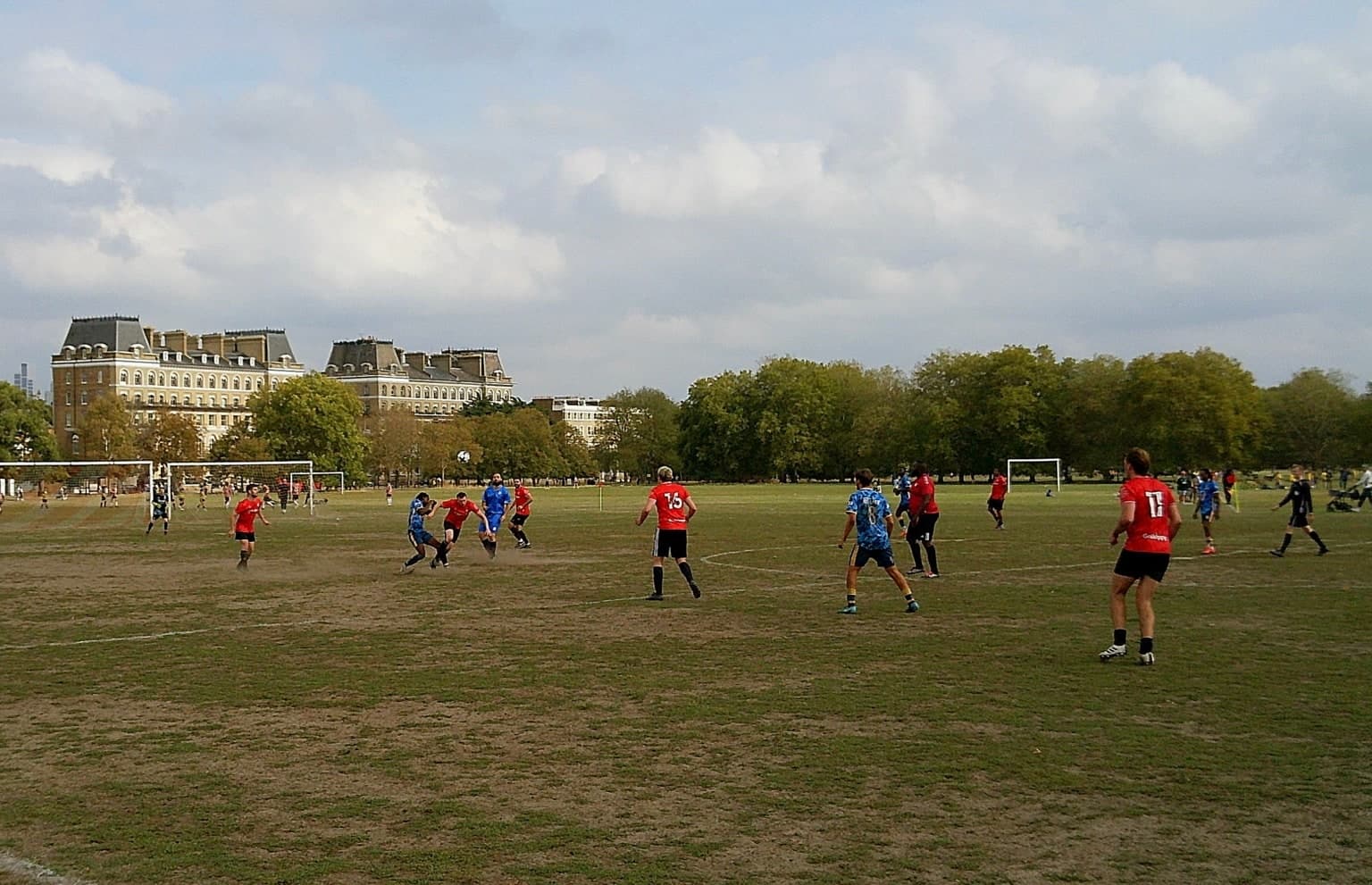 BCFC London players in action on Clapham Common